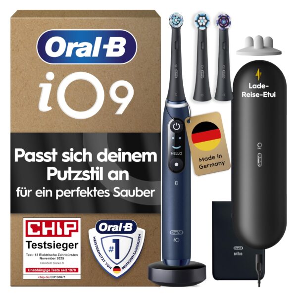 oral b io series 9 blau prime deal days Oral-B iO Series 9 elektrische Zahnbürste in Blau