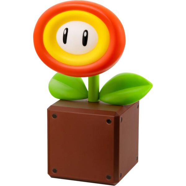 Paladone Super Mario Feuerblumen-LED-Lampe, offiziell lizenzierte Nintendo-Schreibtischlampe