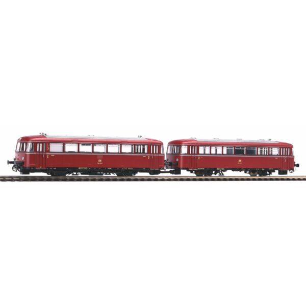 PIKO 52738 Sound-Schienenbus 798 + Steuerwagen 998.6 DB Epoche IV H0