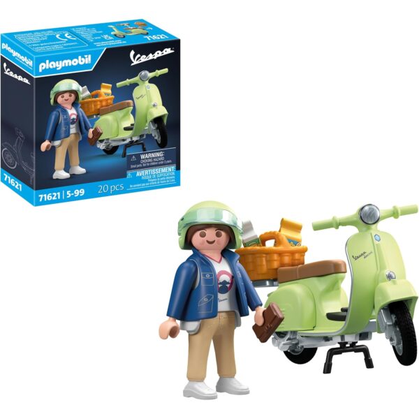 PLAYMOBIL 71621 1969 Vespa 150 Sprint Veloce, hellgrün