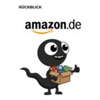 Prime Deal Days 2026 Rückblick: MonsterDealz-Maskottchen Monti mit dem Amazon-Logo