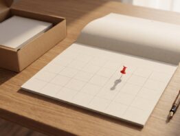 Leerer Kalender mit roter Stecknadel neben einem Versandkarton als Symbol für den Stichtag der neuen Regeln
