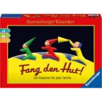 Ravensburger 26736 Fang den Hut - Hütchenspiel für 2-6 Spieler, Familienspiel ab 6 Jahren