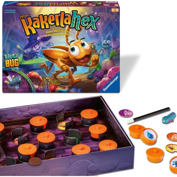 ravensburger kakerlahex Ravensburger 24832 Kakerlahex Merk- und Aktionsspiel mit elektronischer Kakerlake