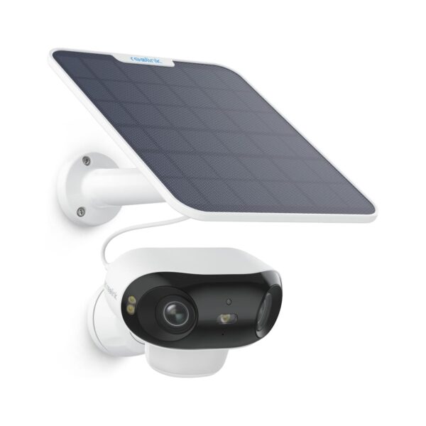 reolink argus 4 pro solar ueberwachungskamera Reolink Argus 4 Pro 4K-Solar-Überwachungskamera mit Solarpanel in Weiß