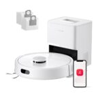 roborock Q7 L5+ Set Saugroboter mit Wischfunktion und Absaugstation, 8.000 Pa, weiß