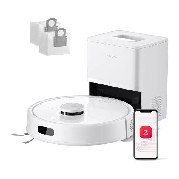 roborock q7 l5 plus set roborock Q7 L5+ Set Saugroboter mit Wischfunktion und Absaugstation, 8.000 Pa, weiĂź