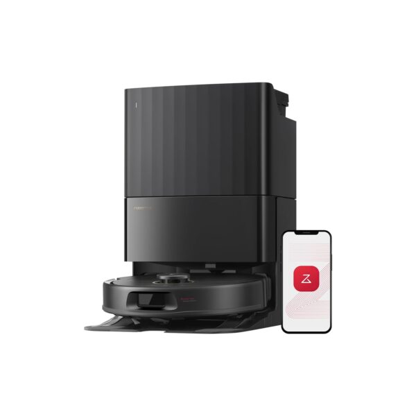 roborock Qrevo S5V Saugroboter mit Wischfunktion in Schwarz