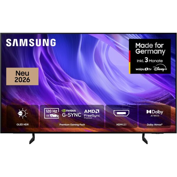 samsung oled s85h 77 zoll gq77s85h Samsung OLED S85H 4K 77 Zoll (195 cm) UHD Fernseher, Smart AI TV