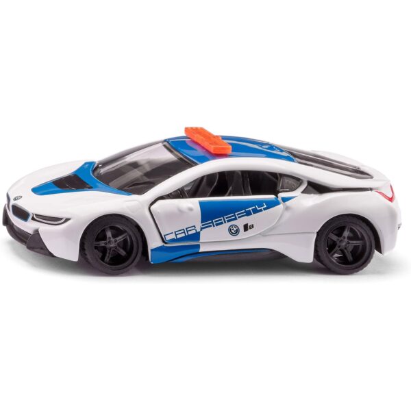 siku 2319 bmw i8 safety car Siku 2319 BMW i8 Safety Car, 1:50, Metall/Kunststoff, Blau-Weiß