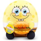 Snackles Spongebob Schwammkopf 35 cm Plüschfigur mit Krabby Patty von ZURU