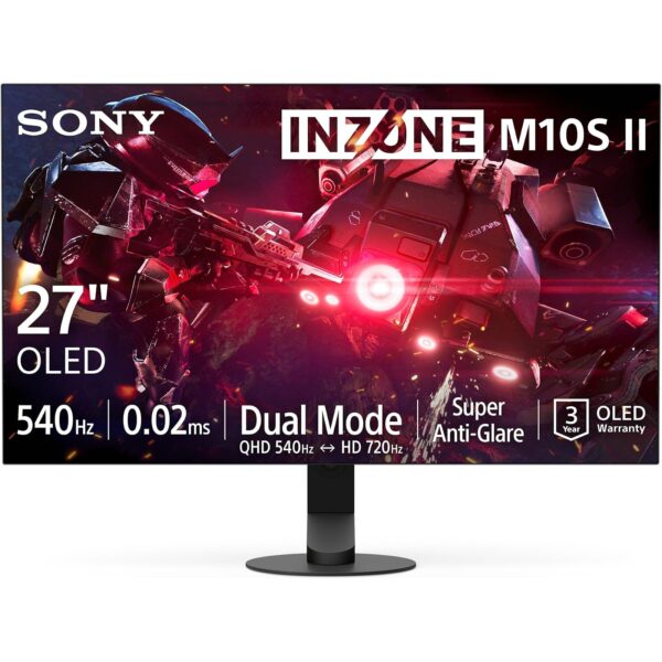 Sony INZONE M10S II 27-Zoll-OLED-Gaming-Monitor, QHD, 540 Hz