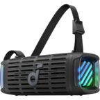 Soundcore by Anker Boom 3i Robuster Outdoor Lautsprecher, Bluetooth 5.3 Nachtschwarz