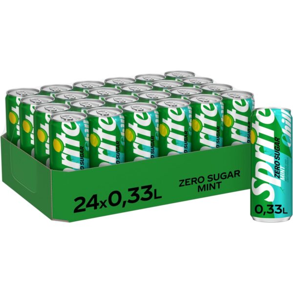 Sprite Zero Sugar Mint 24 x 330 ml Einweg-Dosen