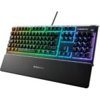 SteelSeries Apex 3 Gaming-Tastatur QWERTZ mit 10-Zonen-RGB
