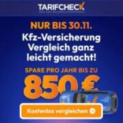 ⏰ Kfz-Versicherung wechseln: 60€ Bonus über Tarifcheck (Bonus-Deal)