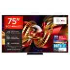 TCL 75C8L SQD-Mini LED 75 Zoll Fernseher, 4K Smart TV, Google TV, HDR10+