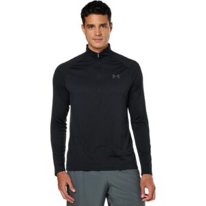 Under Armour Herren UA Tech ½ Zip Long Sleeve Sweatshirt Schwarz / Anthrazitgrau