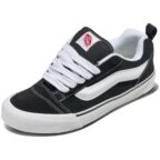 Vans Unisex Knu Skool Sneaker Black True White
