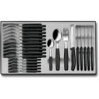 Victorinox Classic Tafelbesteck, 24-teilig, Schwarz