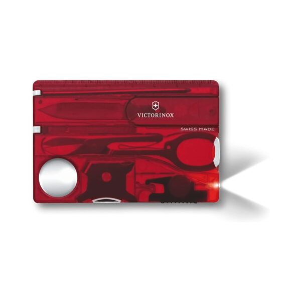 Victorinox Swiss Card Lite Multitool im Kreditkartenformat mit LED-Taschenlampe