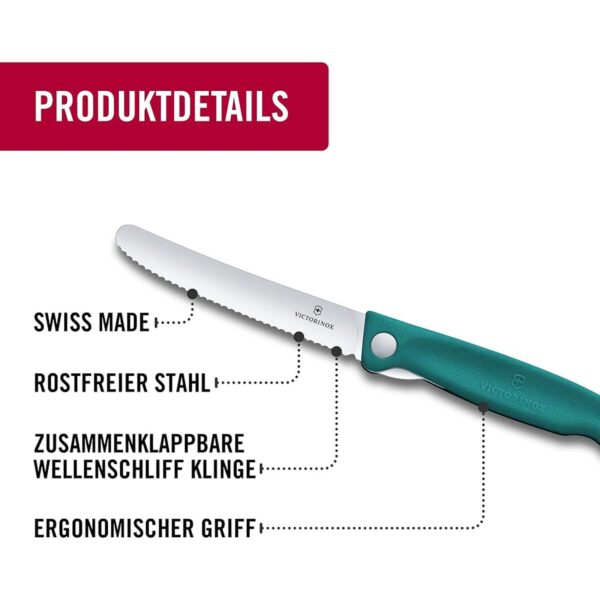 victorinox swiss classic picknickmesser einsatz 2026 10 Victorinox Swiss Classic Picknickmesser Produktdetails: Swiss Made, rostfreier Stahl, Wellenschliff