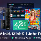 waipu.tv Start Jahrespaket mit Stick und 1 Jahr TVdirekt für 4,99€ im Monat