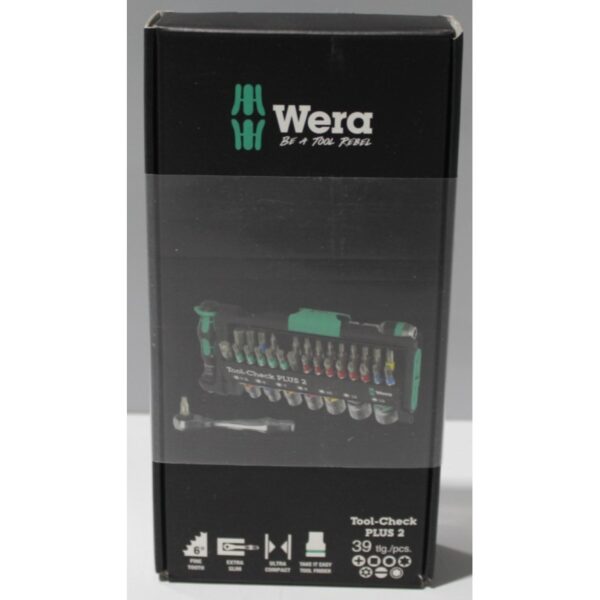 wera tool check plus 2 bit ratschen set Wera Tool-Check PLUS 2 Bit- und Ratschen-Set, 39-teilig