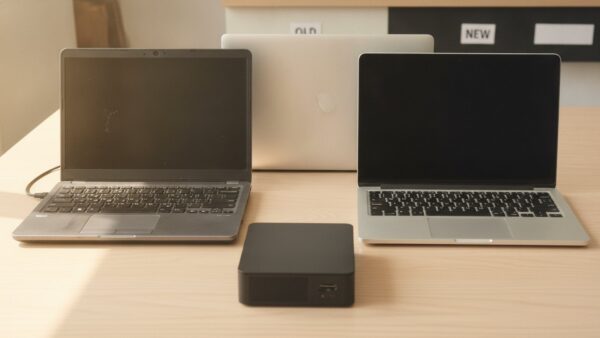 windows 11 24h2 bild 4 Altes und neues Notebook neben einem Mini-PC – Hardware-Vergleich für die Windows-11-Anforderungen
