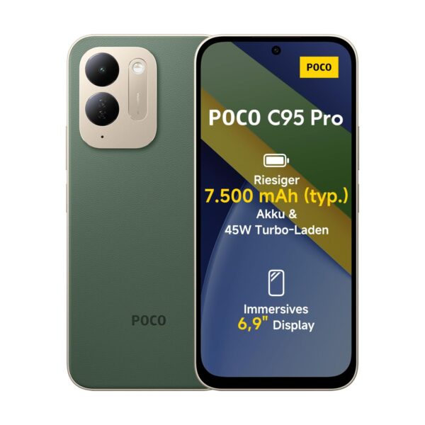 xiaomi poco c95 pro Xiaomi POCO C95 Pro Smartphone 8+256 GB, Grün