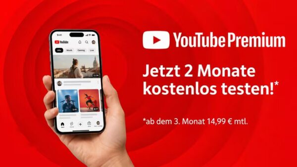 youtube premium 2 monate kostenlos vodafone happy YouTube Premium: 2 Monate kostenlos testen, danach 14,99 € im Monat