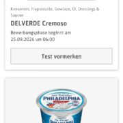 ab 25.9. neue Rewe Produkttests