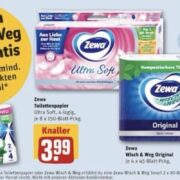 gratis Zewa Wisch & Weg Smart beim Kauf von 2x Zewa bei Rewe