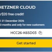 Hetzner Cloud kostenloses Guthaben