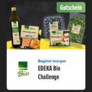 3€ Gutschein ab 30€ MEW - 3x Bio kaufen Edeka App Challenge