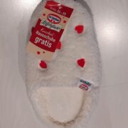 Gratis Kuschel-Hausschuhe von Dr.Oetker beim Kauf von Löffelglück (Edeka)