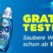 Gratis testen bei dm Coral Magic Wash – Die Kurzwäsche-Magie von Coral!