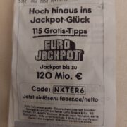 Eurojackpot-Gratis-Tipps per Code auf dem Netto-Kassenbon (Faber)