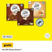 Gratis Bon Gelati Stieleis ab 25,00€ MEW - Lidl App