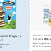ab 7.8. Bewerbung für 2 neue Rewe Produkttests