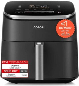 Cosori TurboBlaze Heißluftfritteuse 6L für 99,97€