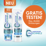 Sensodyne ProSchmelz Clinical Zahnschmelz Protect gratis testen – ab 03.08.2026