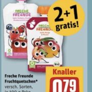 2+1 Deal auf Quetschie Freche Freunde REWE