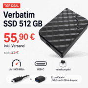 Verbatim Store ’n’ Go Mini Diamond SSD mit 512 GB