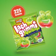 nimm2 Lachgummi Apfellinge, saure Fruchtgummis mit Apfelsaft - 1 x 225 g