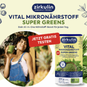 Zirkulin Vital Mikronährstoff Super Greens gratis testen
