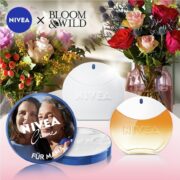 Nivea personalisierte Fotodose oder Nivea EdT kaufen und Bloom and Wild Gutschein in Höhe von 10€ bekommen