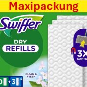 Swiffer Floor Mop Refill Pack (90 Dry + 3 Wet = 93 Tücher)