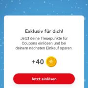 NUR HEUTE 40 gratis Punkte in der Kaufland App