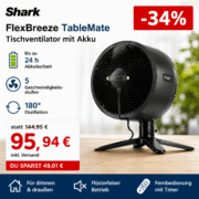 Shark FlexBreeze TableMate mit Akku